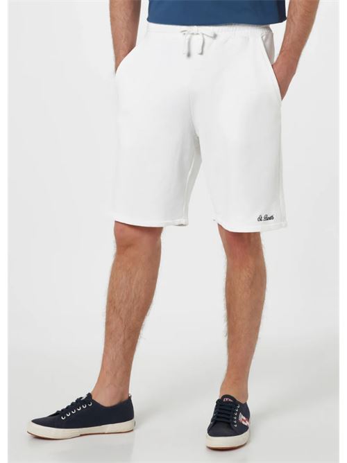 raw cut cotton fleece short MC2 SAINT BARTH | RANDLE-00049HSB 01N EMB
